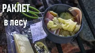 Раклет в лесу (простое швейцарское блюдо из сыра на огне)