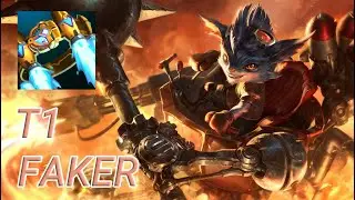 T1 Faker Rumble Mid VS Zed | KR Challenger Patch 13.19