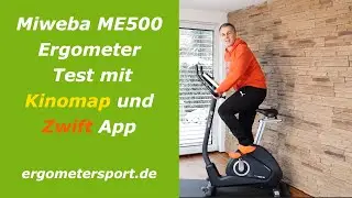 Miweba ME500 Ergometer mit Zwift und Kinomap im Test