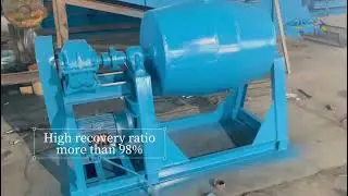 Our mercury amalgamator is newly designed with stainless iron barrel and motor to drive#gold#mining