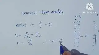 Samantar plate sandharitra&nbsp;(Parallel Plate CAPACITOR)@blt932