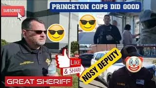 Window Shopping Princeton Inidiana Part 1 Quick Cops, nosy deputy,  Cool Sheriff