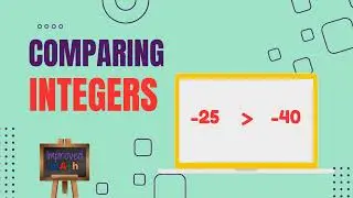 How To Compare Integers  #maths  #homeschoolmath  #integers