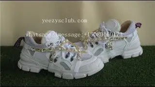 Gucci Flashtrek Sneaker With Removable Crystals