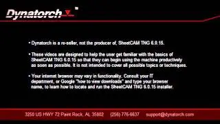 01 SheetCAM TNG 6.0.15 / Introduction