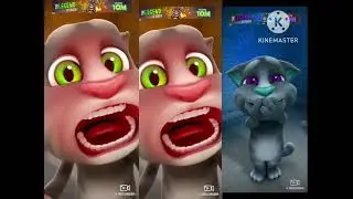 2x talking tom reverse vs blue tom colors reverse 