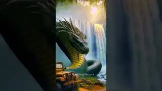 AI Nature Exploration | Amazing Scenery | Giant Python #nature #wildlife #shorts