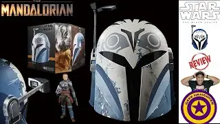 Star Wars Mandalorian Bo-Katan Kryze Prop Replica Helmet Satisfying Video Review
