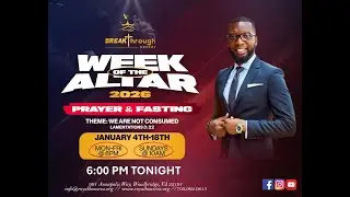 Week of the Altar - Day 8 || Rev. Geoffrey Tutu || 01.11.2026