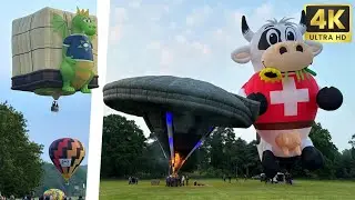 MJ Ballooning | Friday PM Launch | Midlands Air Festival 2024 (4K UHD)