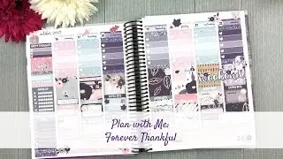 Plan with Me | Forever Thankful | Feat. Planner Belle Press | Organized with Olivia