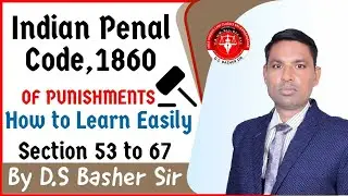 INDIAN PENAL CODE 1860  CHAPTER -3 PUNISHMENT