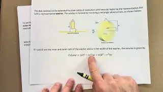 AP Calculus - Washer Method part 1
