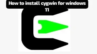 How to install Cygwin for windows 11 | Cygwin installation process in English