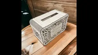 Custom Graduation Card Box Laser Cut and Engraved