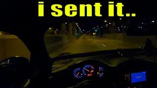 Scion FRS - Tunnel Run With LOUD CATLESS Exhaust! (Hard Pulls, Pops & Bangs + Cops)