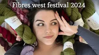 Fibres West Yarn Haul 2024 vlog | I may have bought too much...