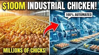 Inside a $100M Chicken Mega Factory: 1 Million Eggs Per Day!