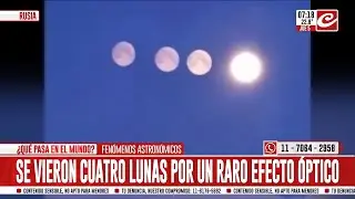 Registraron tres soles y cuatro lunas en Rusia... ¿se trata de un fallo en la matrix?