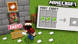 Как быстро сделать крафт в Minecraft PE Быстрый крафт в Mobile mcpe 1.20
