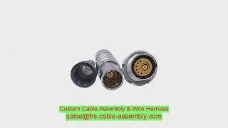 engine wire harness coax connector types micro-coax cable overmolded strain relief LED Wall Sconce W