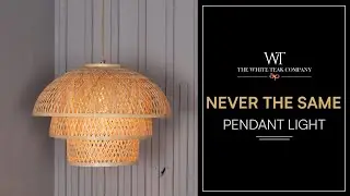 Never The Same Pendant Light | White Teak