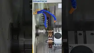 SZGH-46Y (lathe and milling machine) Aluminum external thread drilling and hexagonal machining