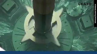 EKATO GASJET in 30 m&sup3; vessel -  recirculation of the non-reacted gas into the liquid phase