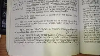 THEFT Liable to TAZIR