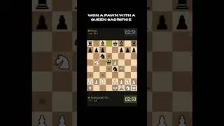 Queen sacrifice #chessfail #chess #game #chessgame #checkmate #trollface  #shorts #memes #cartoon