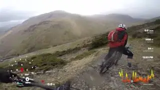Adi OTB and down the side on Sticks Pass