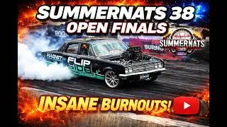 Summernats 38 - Open class burnout finals.