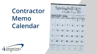 Contractor Memo Calendar from 4imprint