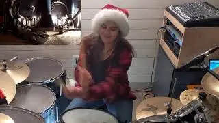 Run Run Rudolph - Kelly Clarkson (Drum Cover by Robyn V)