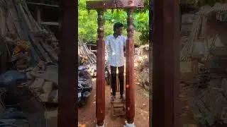 Chettinad Wooden Pillars Available (old pillar & New ) Whatsapp - 84898 29721 #chettinadu