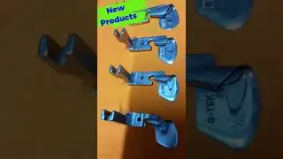 Hemming Folder With Pressure Foot , धारी मोड़ने का फोल्डर डाब के साथ  #sewing #folder #sewingmachines