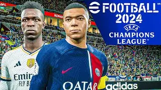 eFootball™ 2024 PSG vs Real Madrid Difficulté Superstar 4K60 HDR
