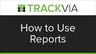 TrackVia: как использовать отчеты