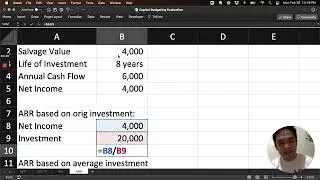 Capital Budgeting Evaluation - Accounting Rate of Return