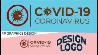 corona logo design | COVID-19 logo | photoshop tutorial | stay home stay safe