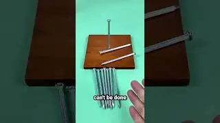 How to Balance 10 Nails on Just One! #shorts