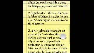 [TUTO] Hack Bike Race SANS JAILBREAK seulement avec ifunbox (ou ifile si l'iphone est jailbreaker)