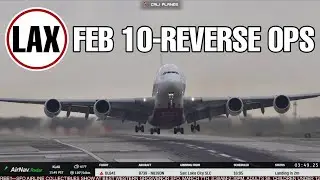 KLAX LIVE |  FEB 10, 2026 | REVERSE OPS LOS ANGELES INT AIRPORT  LIVE STREAM WEBCAM IRL