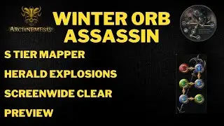 POE 3.17 Omniscience Winter Orb Assassin! The build for fast mapping