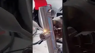 Automatic welding machine for stainless steel pipe #machine #factory #laser #piping #welding