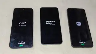 CMF Nothing vs Samsung A16 vs Poco M6 Reboot Speed Test