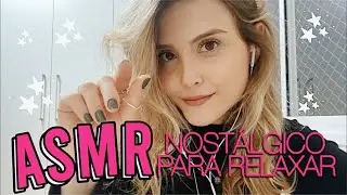ASMR NOSTÁLGICO MOSTRANDO MINHAS MAKES COM MOUTH SOUND E BARULHINHOS RELAXANTES - Maafeebarbosa