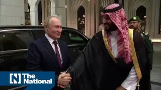 Russian President Vladimir Putin meets Saudi Crown Prince Mohammed bin Salman
