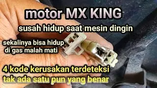 Yamaha mx king susah hidup saat mesin dingin
