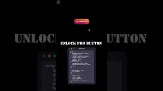 Unlock Pro Button. #techszdeveloper#coding#webcoding#programminglanguage#csstricks#python#webcode#ai
